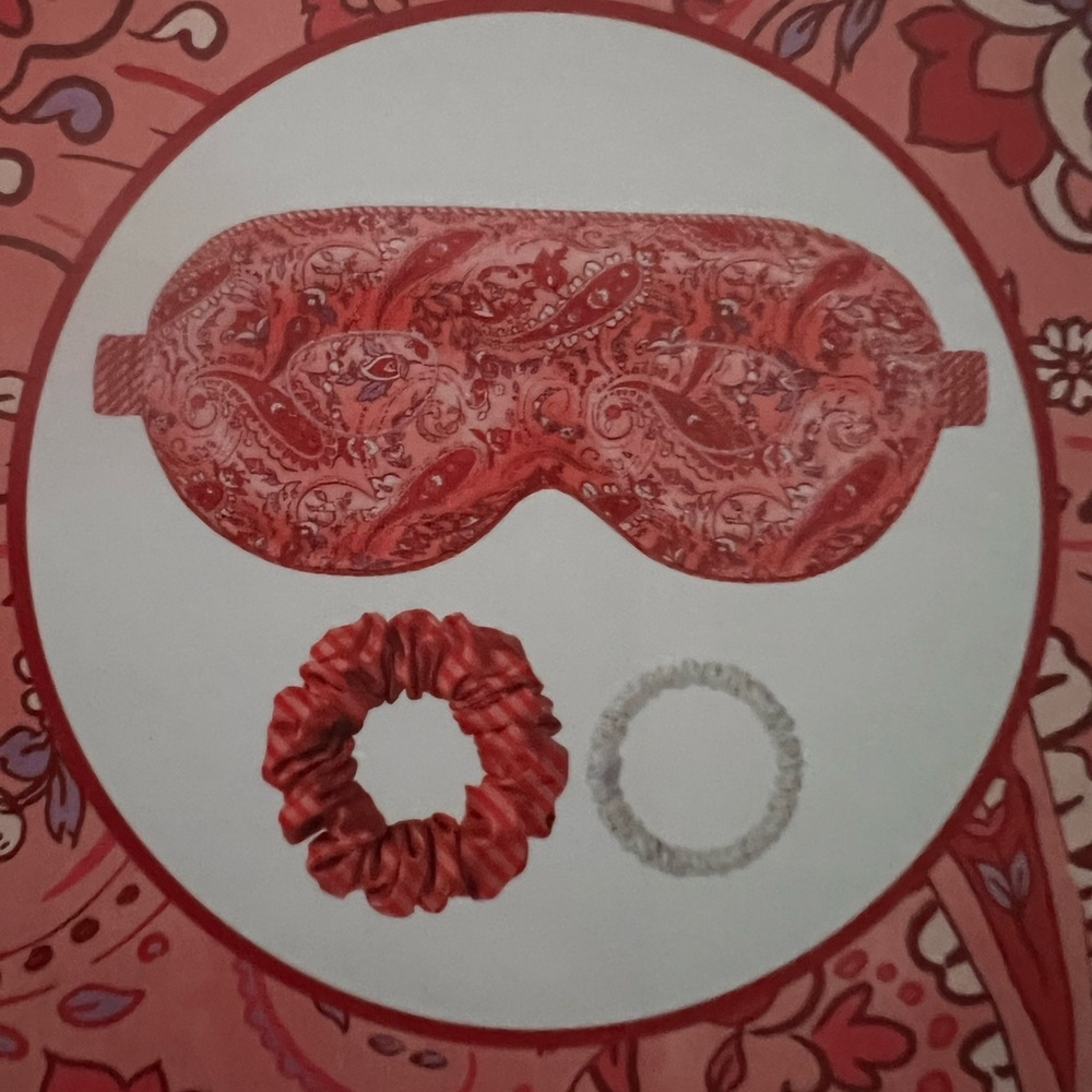 Slip Paisley Contour Sleep Mask and Scrunchie Set - Picture 2 of 5